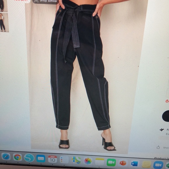 2 for $30 - Highwaisted Utility Trousers - Picture 8 of 10